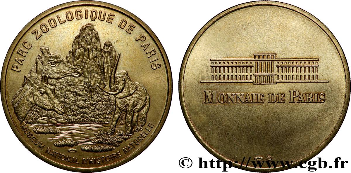 MÉDAILLES TOURISTIQUES Médaille touristique, Parc zoologique de Paris TTB+