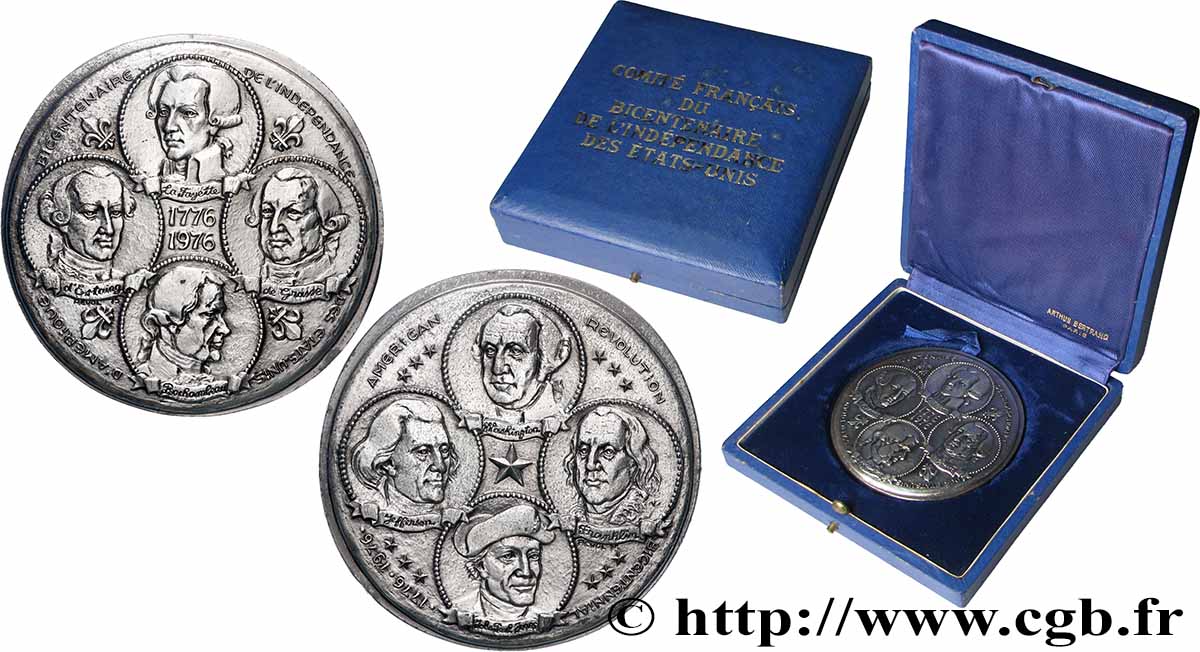 VEREINIGTE STAATEN VON AMERIKA Médaille, Bicentenaire de l’indépendance des Etats-Unis VZ