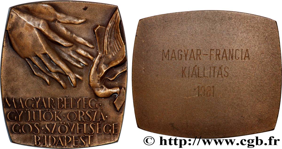 HONGRIE Médaille, Exposition franco-hongroise SUP