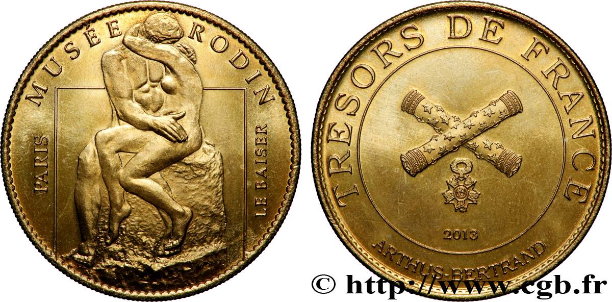 MÉDAILLES TOURISTIQUES Médaille touristique, Trésors de France, Musée Rodin, Paris TTB+