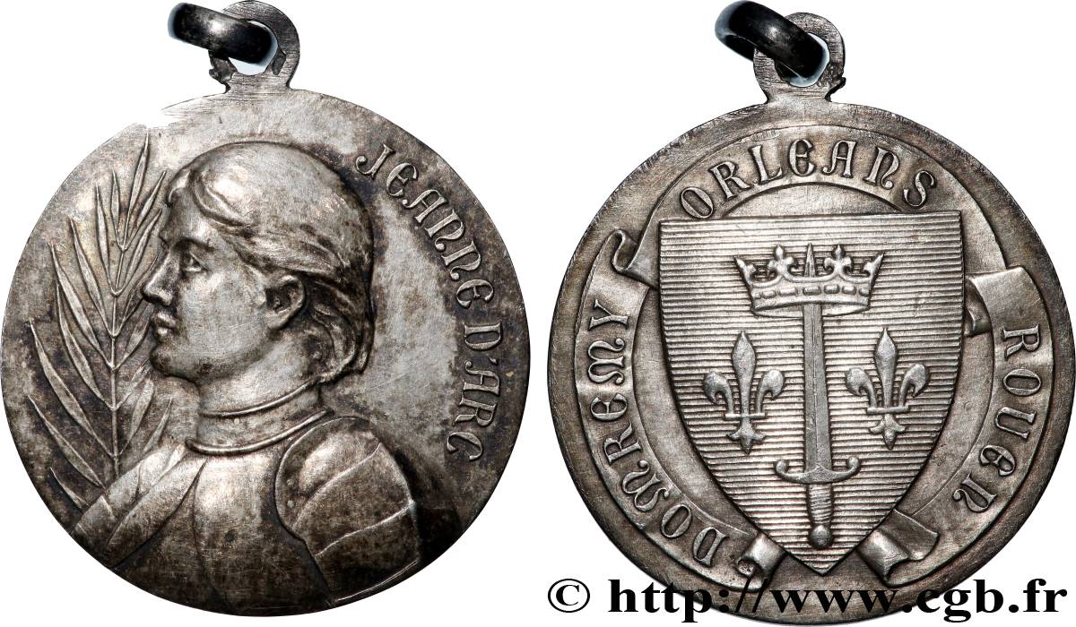 PERSONNAGES CÉLÈBRES Médaille, Jeanne d’arc TTB+