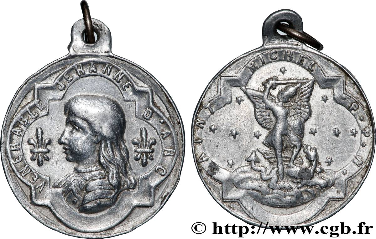 MÉDAILLES RELIGIEUSES Médaille, Vénérable Jeanne d’Arc TTB+