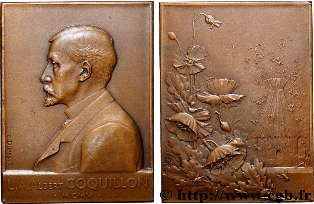 III REPUBLIC Plaquette, L. A. Albert Coquillon AU/AU
