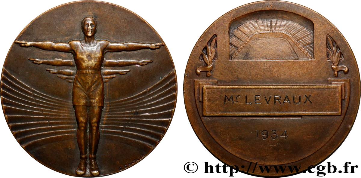 Médaille Ancienne FFA – Grand Prix Jeune Athlétisme – France, Vintage
