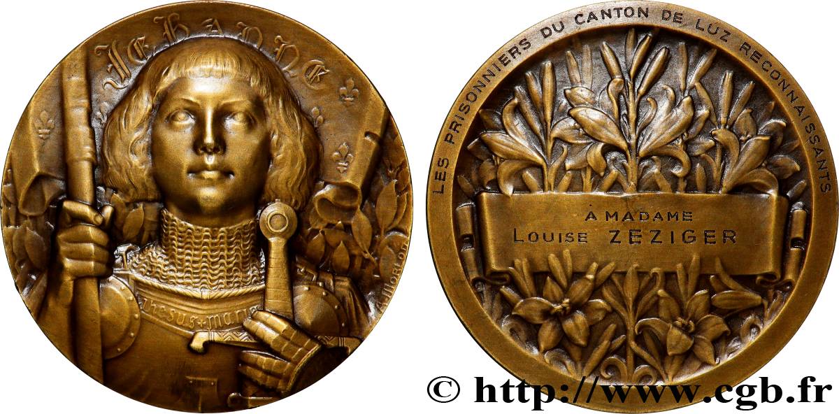TROISIÈME RÉPUBLIQUE Médaille, Jeanne d’Arc TTB+