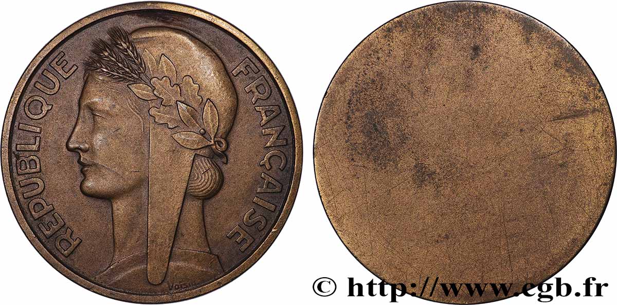 DRITTE FRANZOSISCHE REPUBLIK Médaille de récompense fVZ