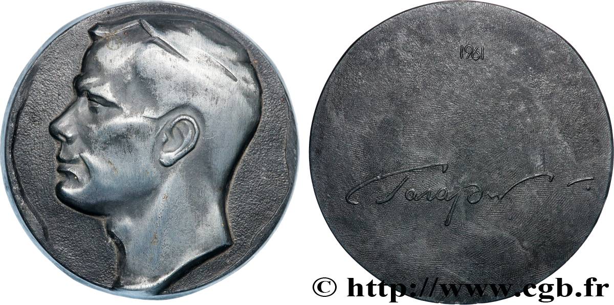 RUSSIE - URSS Médaille, Youri Gagarine TTB+