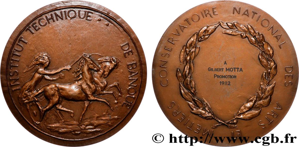 V REPUBLIC Médaille, Conservatoire national des arts et métiers AU