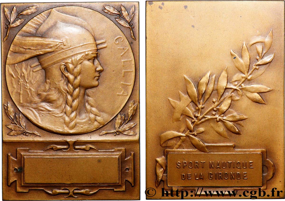 TROISIÈME RÉPUBLIQUE Plaquette, GALLIA, Sport nautique de la Gironde TTB+