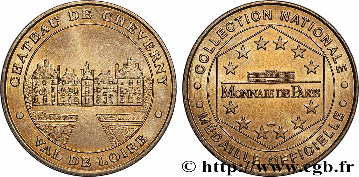 MÉDAILLES TOURISTIQUES Médaille touristique, Château de Cheverny SUP