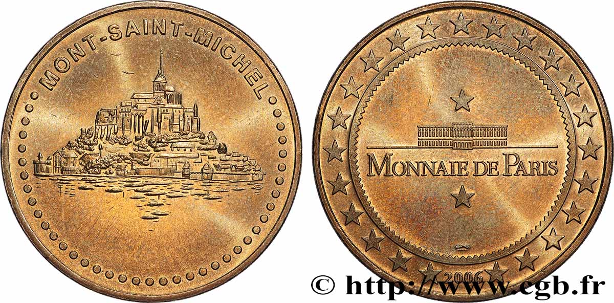MÉDAILLES TOURISTIQUES Médaille touristique, Mont Saint Michel TTB+