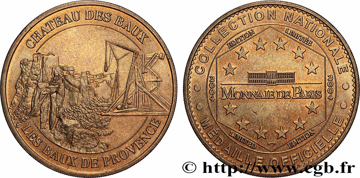 MÉDAILLES TOURISTIQUES Médaille touristique, Château des Baux-de-Provence SUP