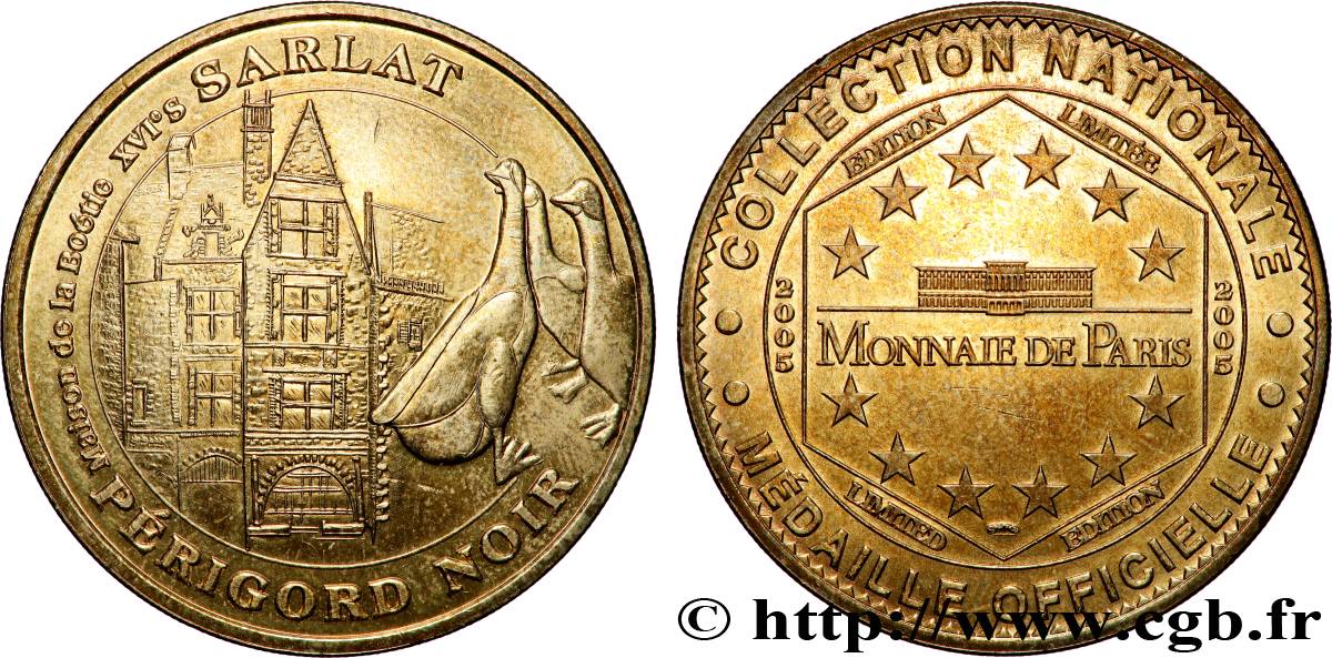 MÉDAILLES TOURISTIQUES Médaille touristique, Sarlat, Maison de la Boétie TTB+