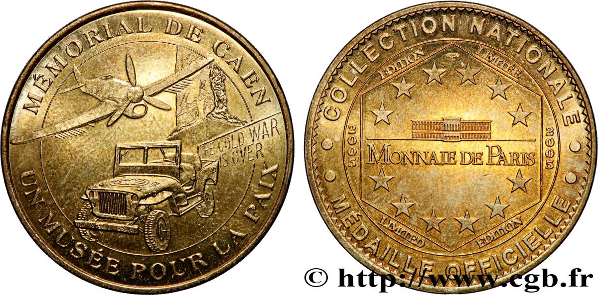 TOURISTIC MEDALS Médaille touristique, Mémorial de Caen VZ