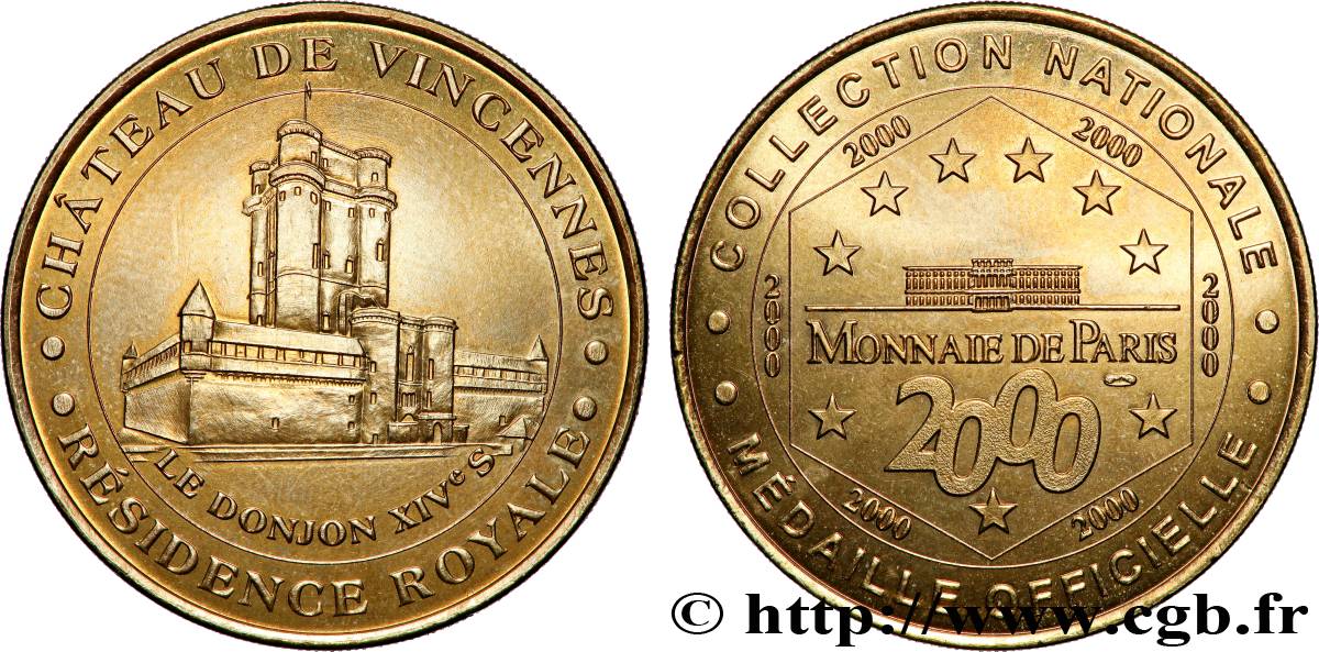 TOURISTIC MEDALS Médaille touristique, Château de Vincennes fVZ/VZ