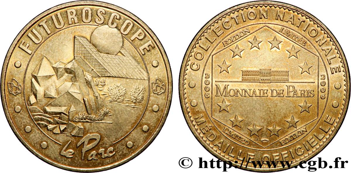 TOURISTIC MEDALS Médaille touristique, Futuroscope fVZ