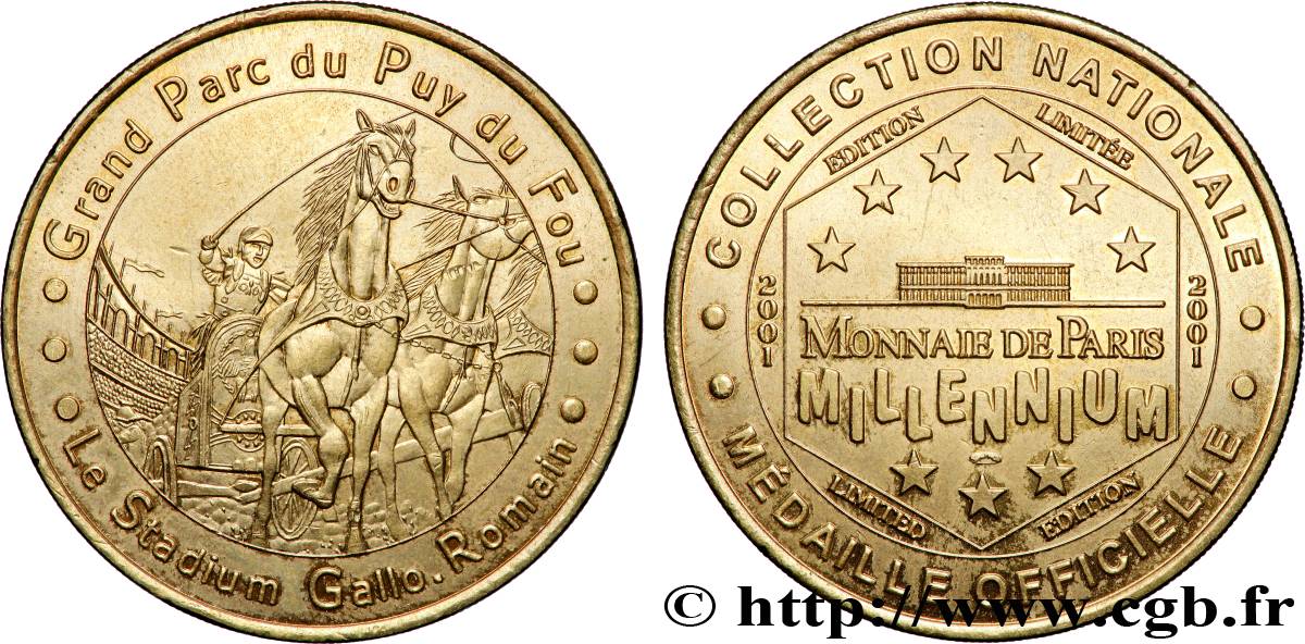 TOURISTIC MEDALS Médaille touristique, Puy du Fou VZ