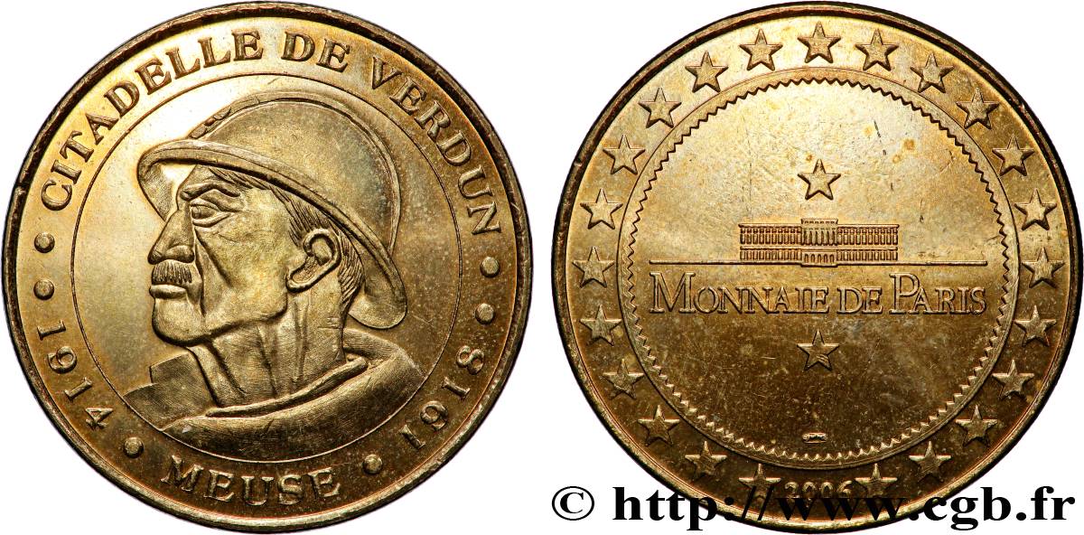 TOURISTIC MEDALS Médaille touristique, Citadelle de Verdun fVZ