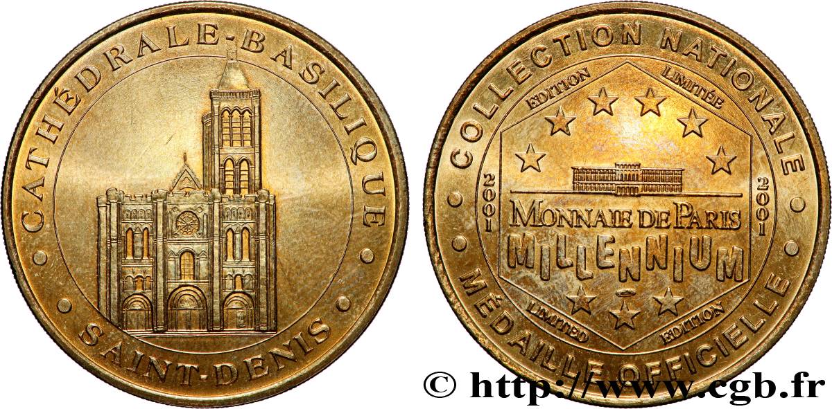 TOURISTIC MEDALS Médaille touristique, basilique Saint-Denis VZ