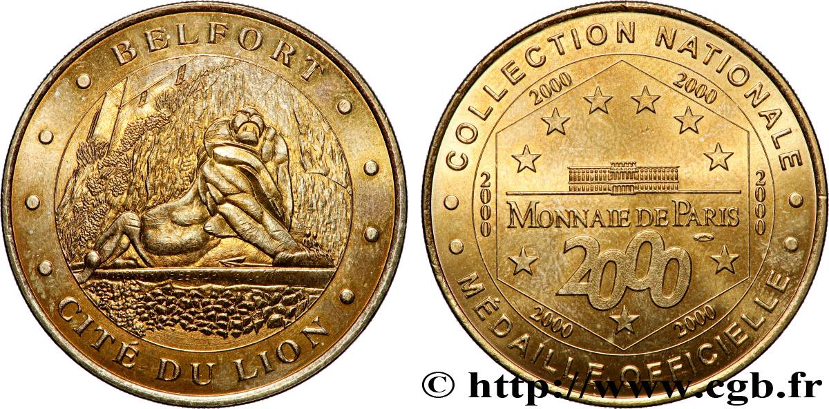 TOURISTIC MEDALS Médaille touristique, Lion de Belfort VZ