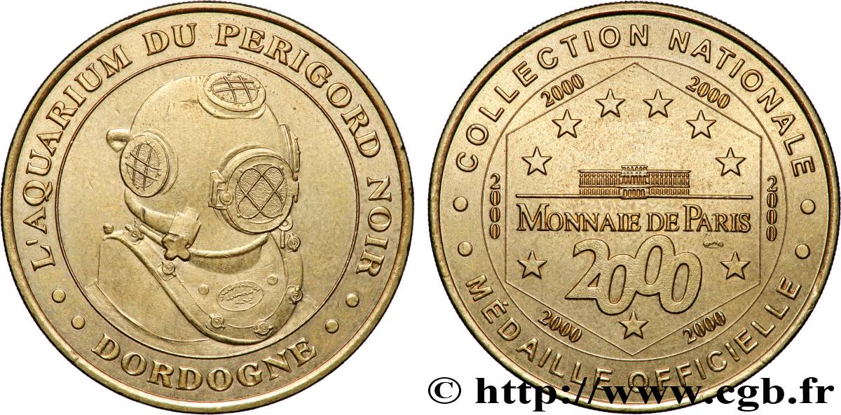 TOURISTIC MEDALS Médaille touristique, L’aquarium du périgord noir VZ