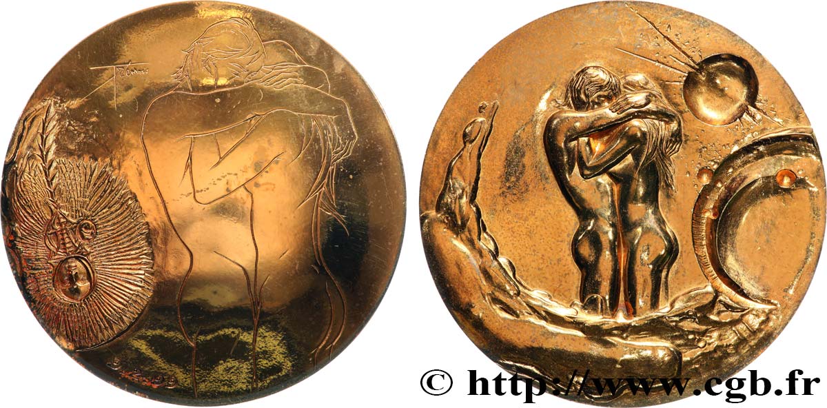 CINQUIÈME RÉPUBLIQUE Médaille, Alliance I par Trémois SUP