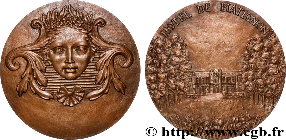 CINQUIÈME RÉPUBLIQUE Médaille, Hôtel de Matignon SPL