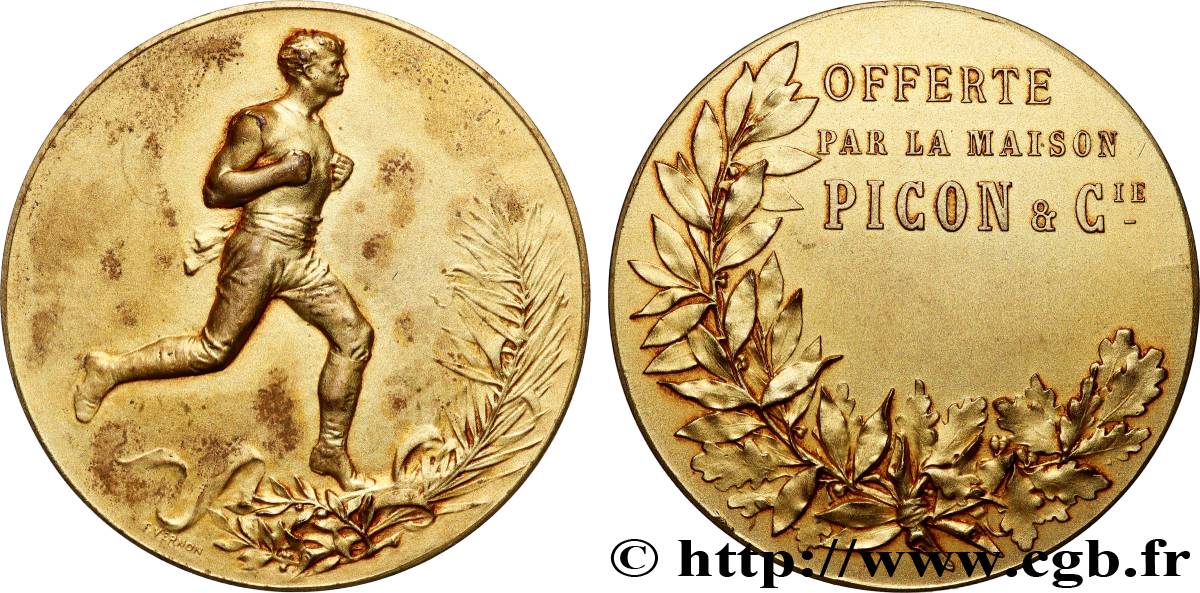 DRITTE FRANZOSISCHE REPUBLIK Médaille, Offerte par la maison Picon & Cie fVZ