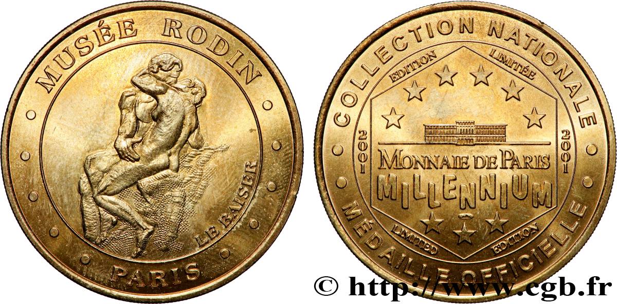 TOURISTIC MEDALS Médaille touristique, Musée Rodin, Paris AU