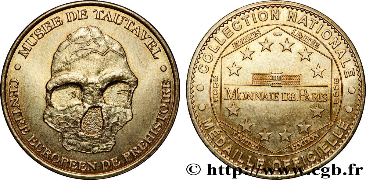 TOURISTIC MEDALS Médaille touristique, Musée de Tautavel AU