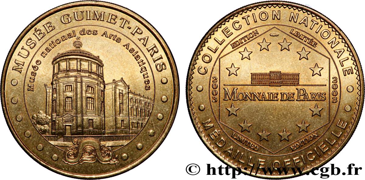 TOURISTIC MEDALS Médaille touristique, Musée Guimet-Paris AU