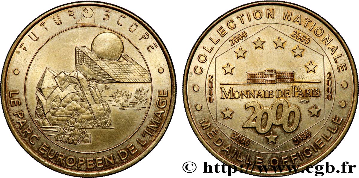 TOURISTIC MEDALS Médaille touristique, Futuroscope AU