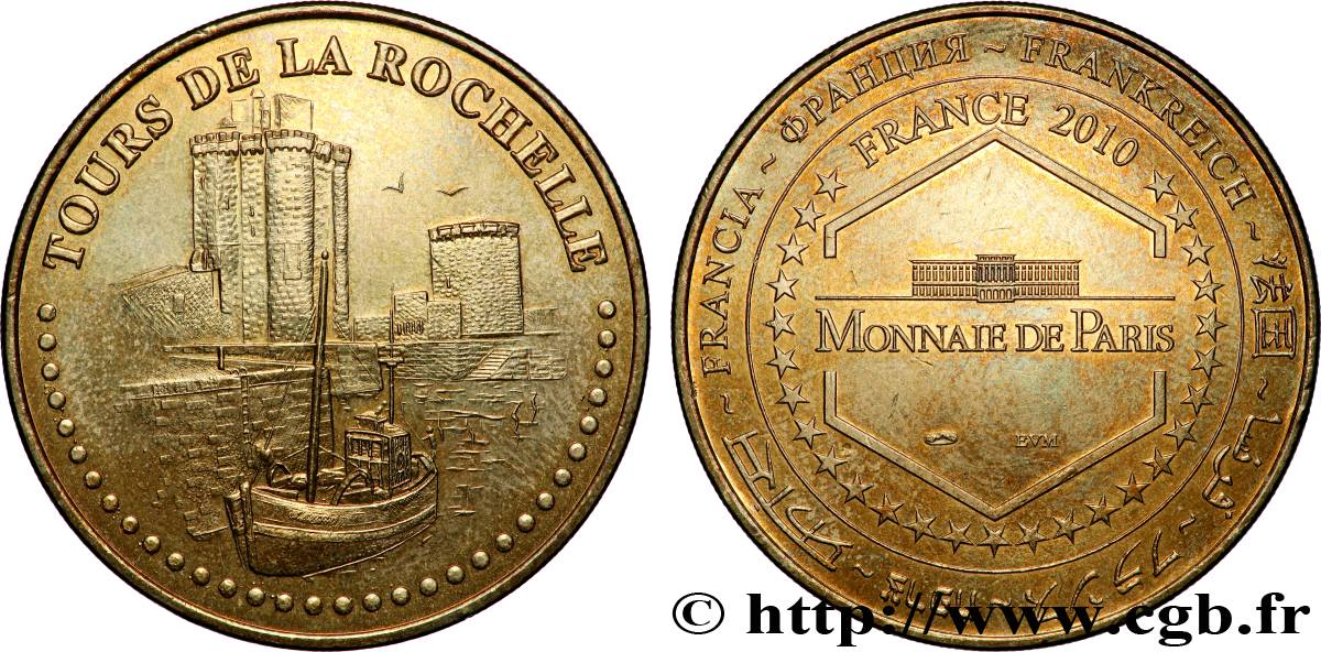 TOURISTIC MEDALS Médaille touristique, Tour de La Rochelle VZ