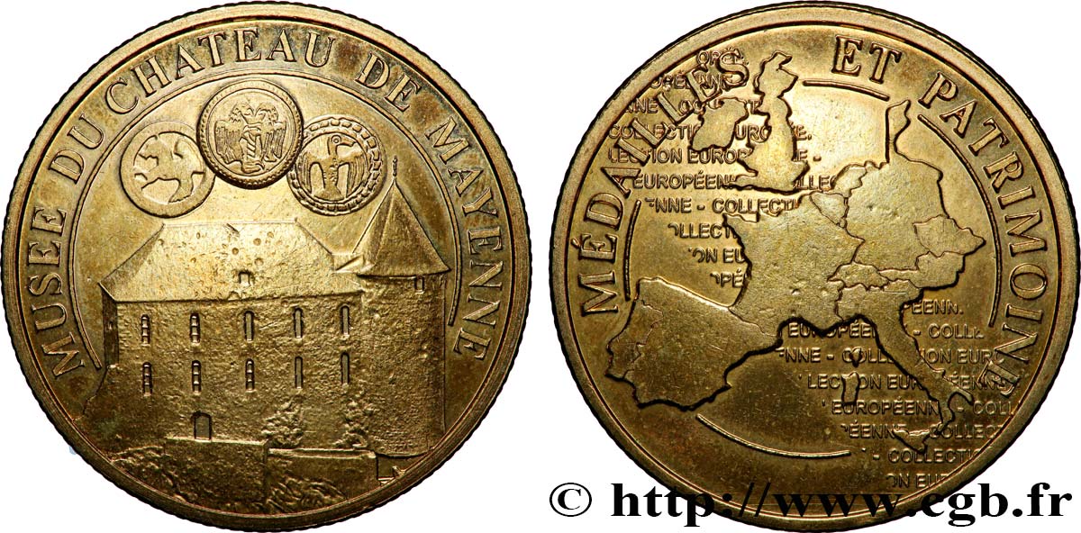 TOURISTIC MEDALS Médaille touristique, Musée du château de Mayenne VZ