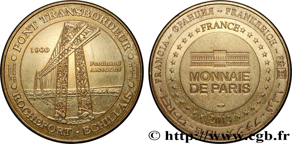 MÉDAILLES TOURISTIQUES Médaille touristique, Pont transbordeur SUP