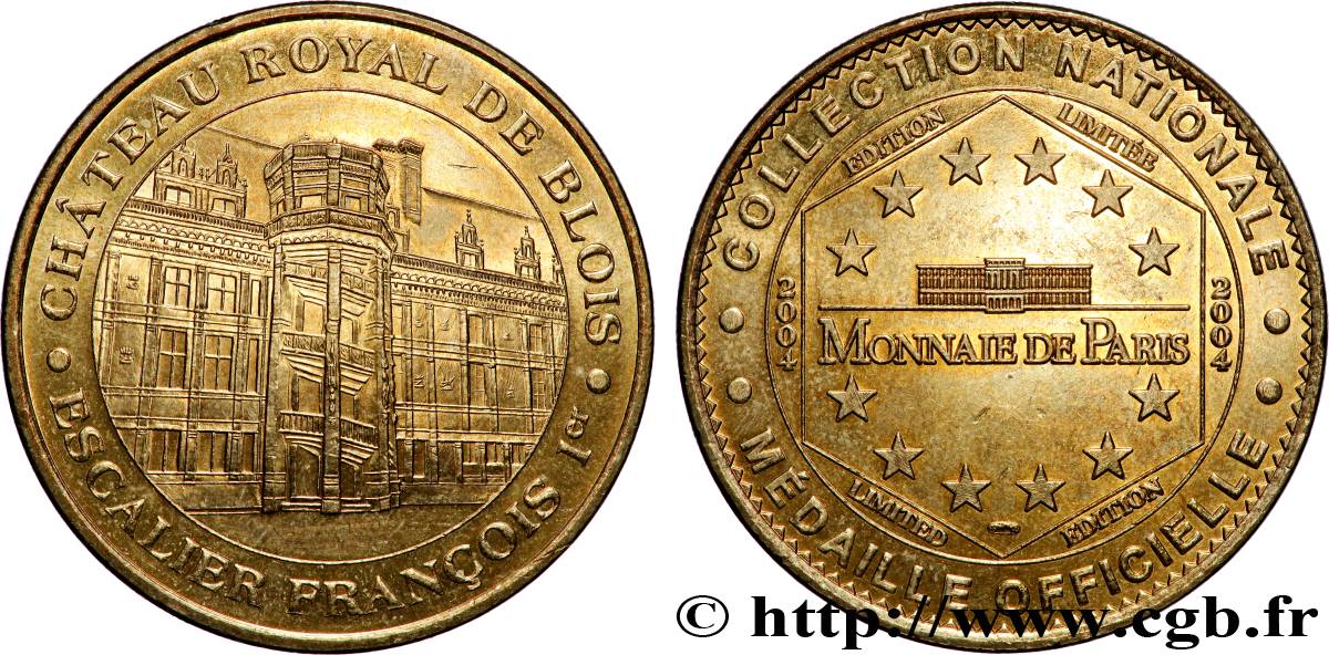 MÉDAILLES TOURISTIQUES Médaille touristique, Château royal de Blois SUP