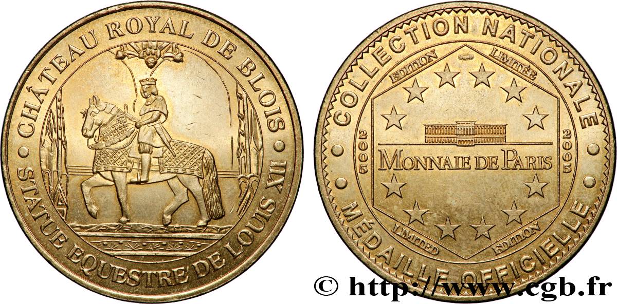 TOURISTIC MEDALS Médaille touristique, Château royal de Blois VZ