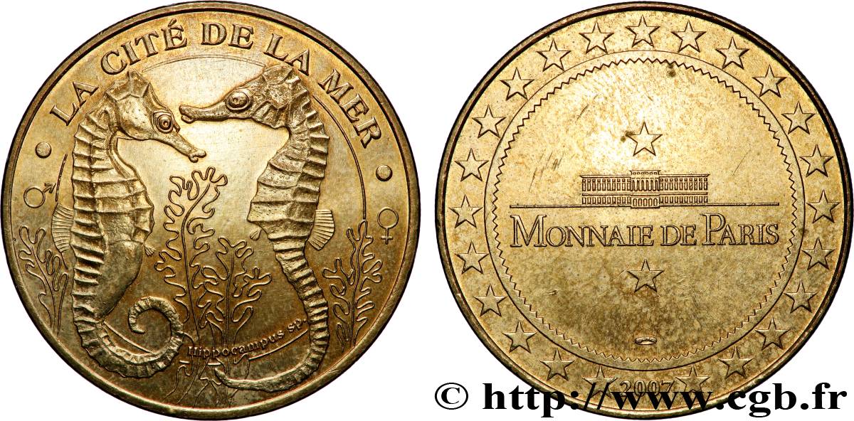 TOURISTIC MEDALS Médaille touristique, La cité de la mer, Cherbourg VZ/fVZ