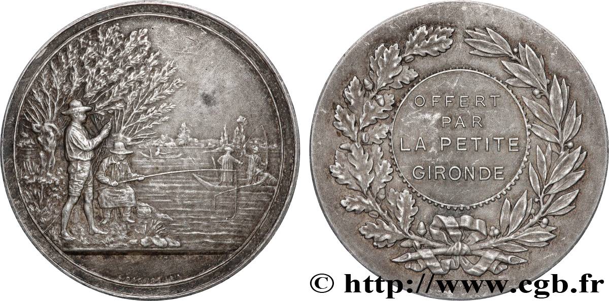 TROISIÈME RÉPUBLIQUE Médaille, Offert par la Petite Gironde TTB+