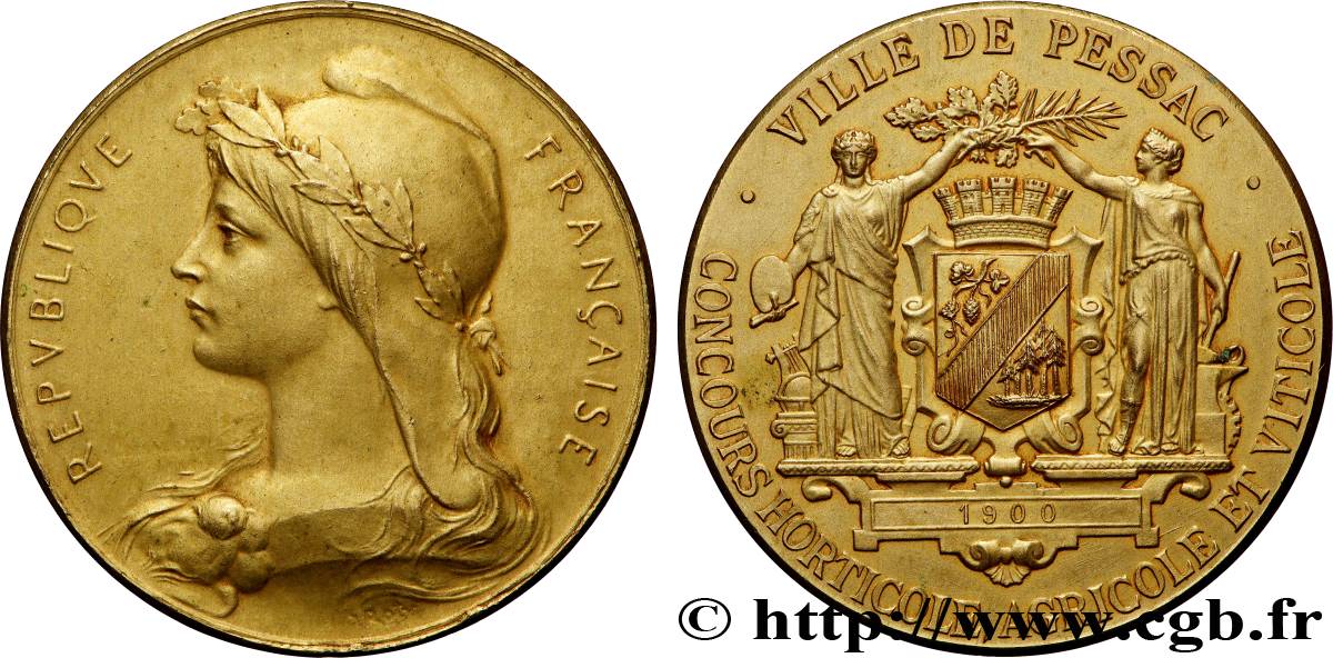 NAPOLEON&nbsp;S EMPIRE Médaille, Concours horticole, agricole et viticole AU