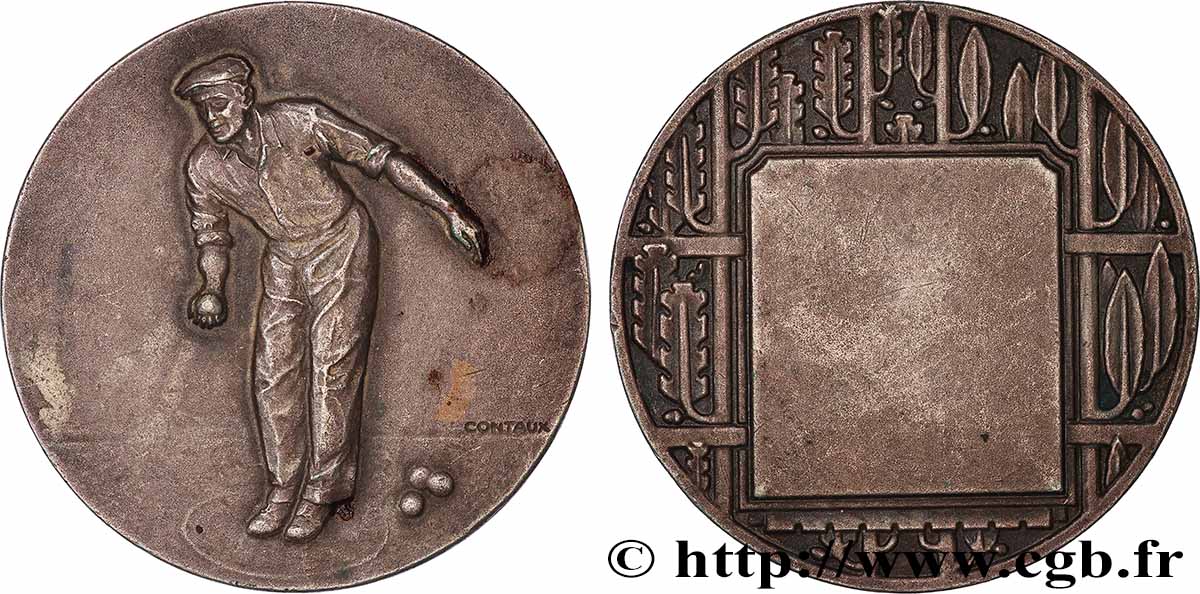 SPORTS Médaille, Pétanque TTB