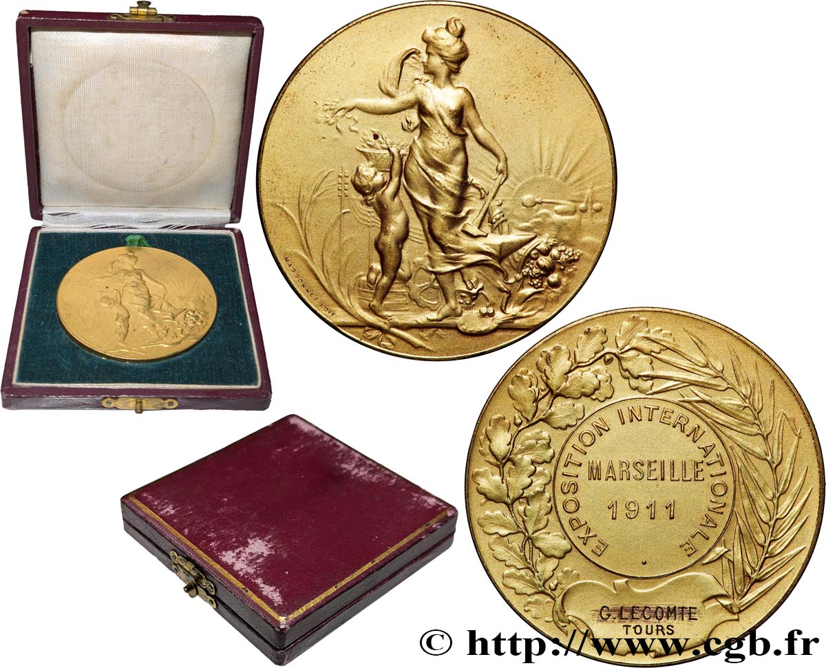 TROISIÈME RÉPUBLIQUE Médaille, Exposition internationale TTB+