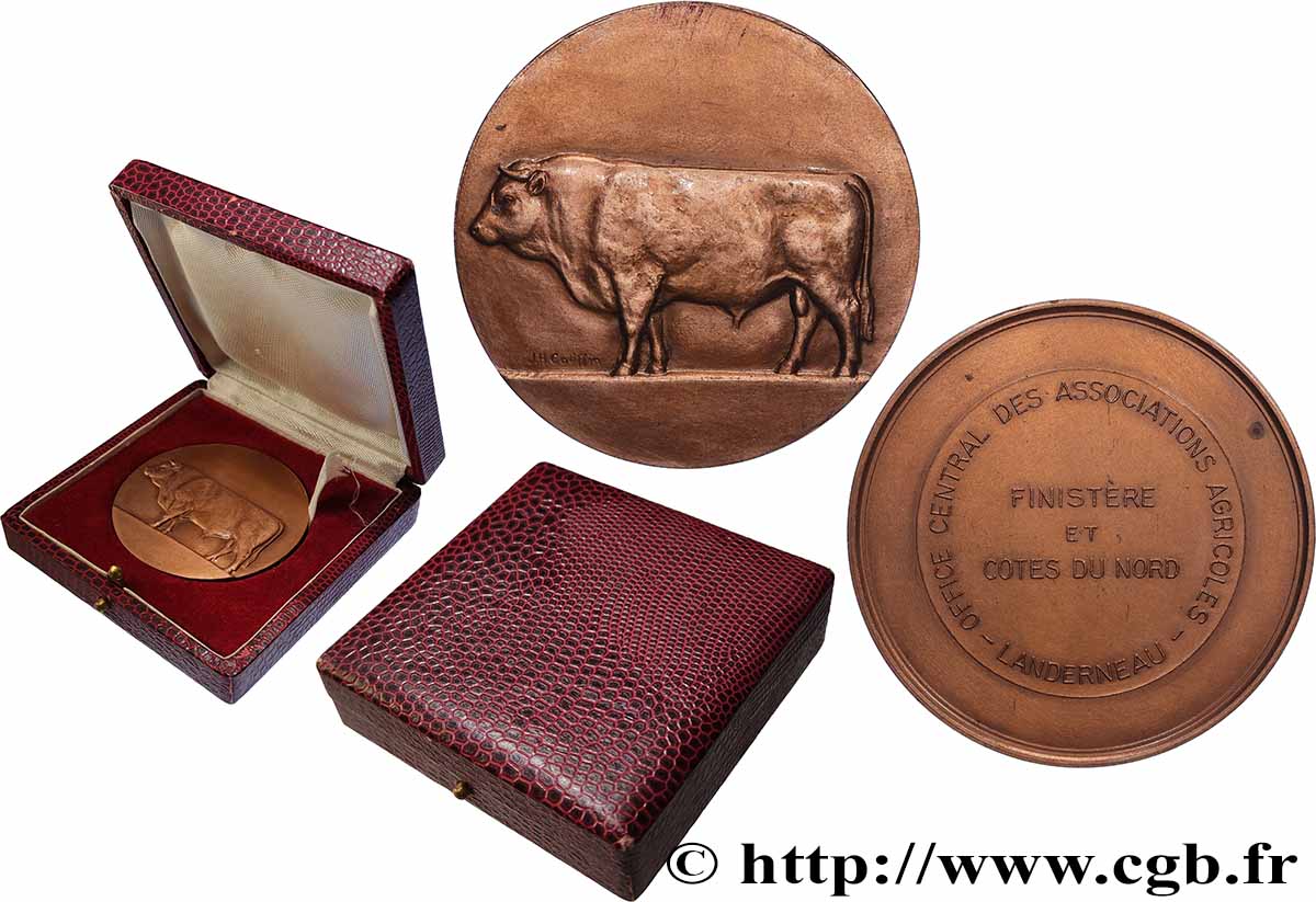 AGRICULTURAL, HORTICULTURAL, FISHING AND HUNTING SOCIETIES Médaille, Office central des association agricoles AU