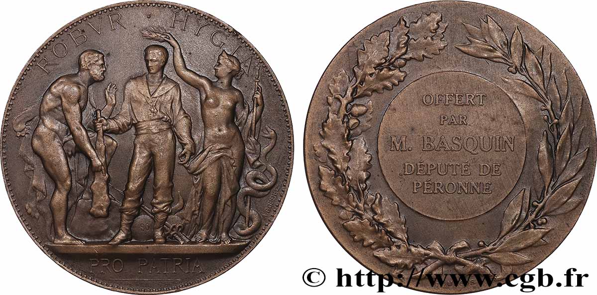 DRITTE FRANZOSISCHE REPUBLIK Médaille PRO PATRIA, offerte par la Confiance SS