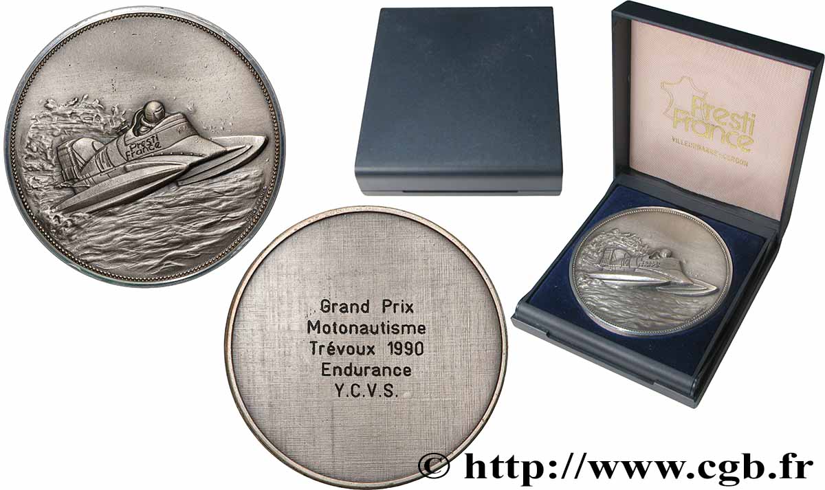 CINQUIÈME RÉPUBLIQUE Médaille, Grand prix de motonautisme TTB+