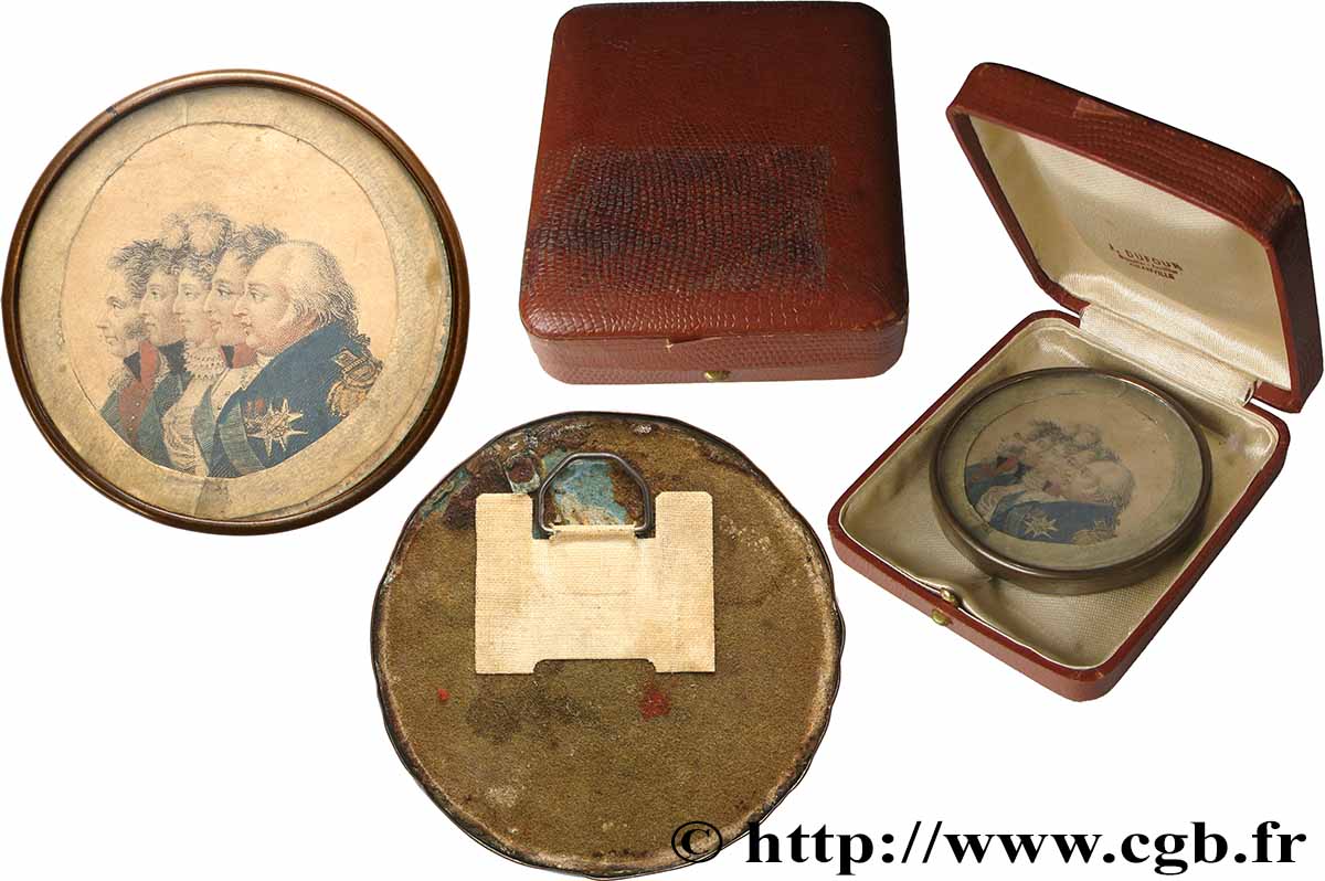 LOUIS XVIII Médaille, Louis XVIII par Bosselman AU