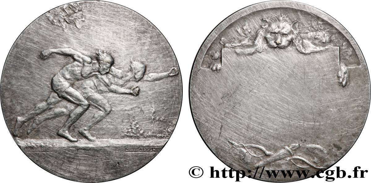 CINQUIÈME RÉPUBLIQUE Médaille, Course TTB+