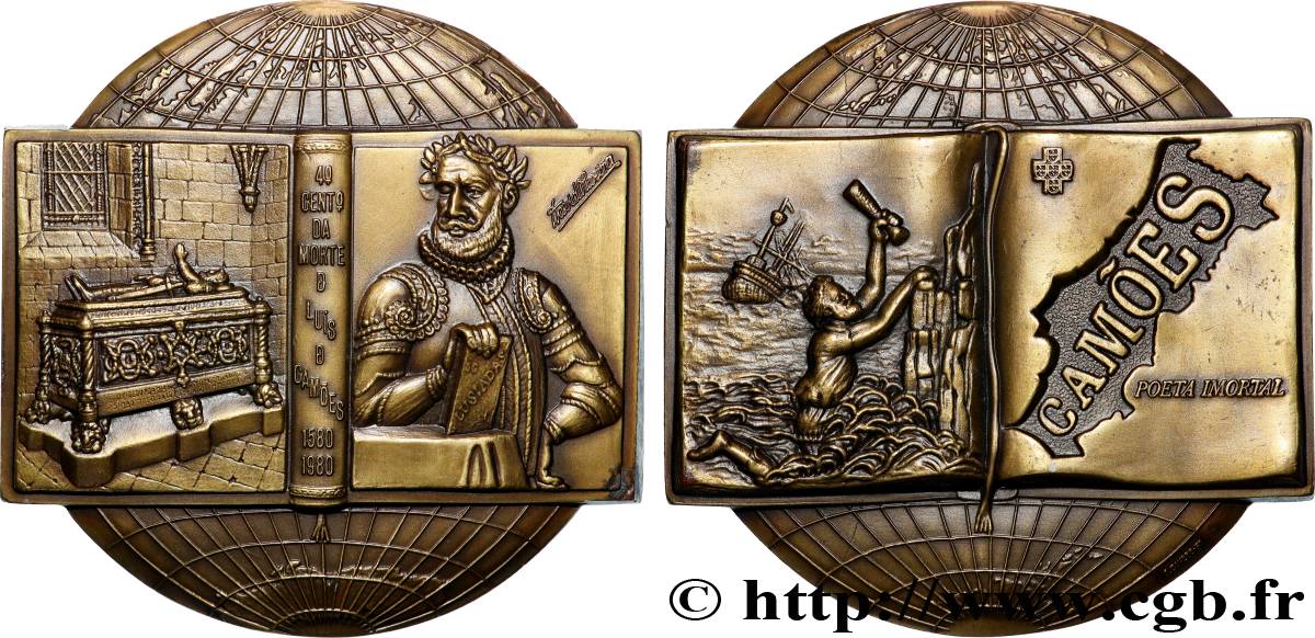 PORTUGAL Médaille, Luís de Camões, n°1849 SUP