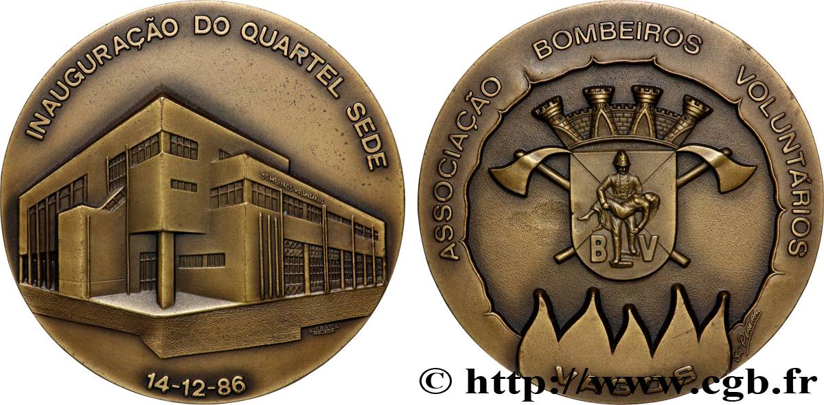 PORTUGAL Médaille, Associations des pompiers volontiers SUP