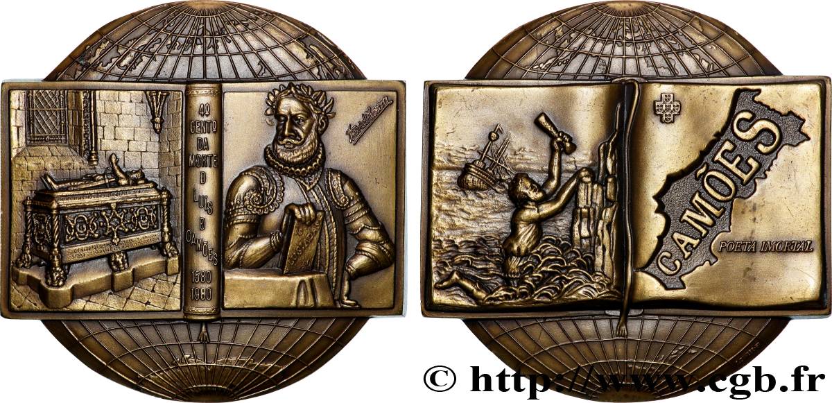 PORTUGAL Médaille, Luís de Camões, n°1844 SUP
